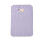 Little Cloud Lavender Hooded Baby Towel with an adorable cloud and star design, measuring 143 cm x 75 cm.